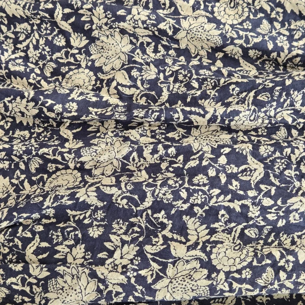 Free People Maxi Dress Black Floral Smocked NWT Open Back MD Boho Festival